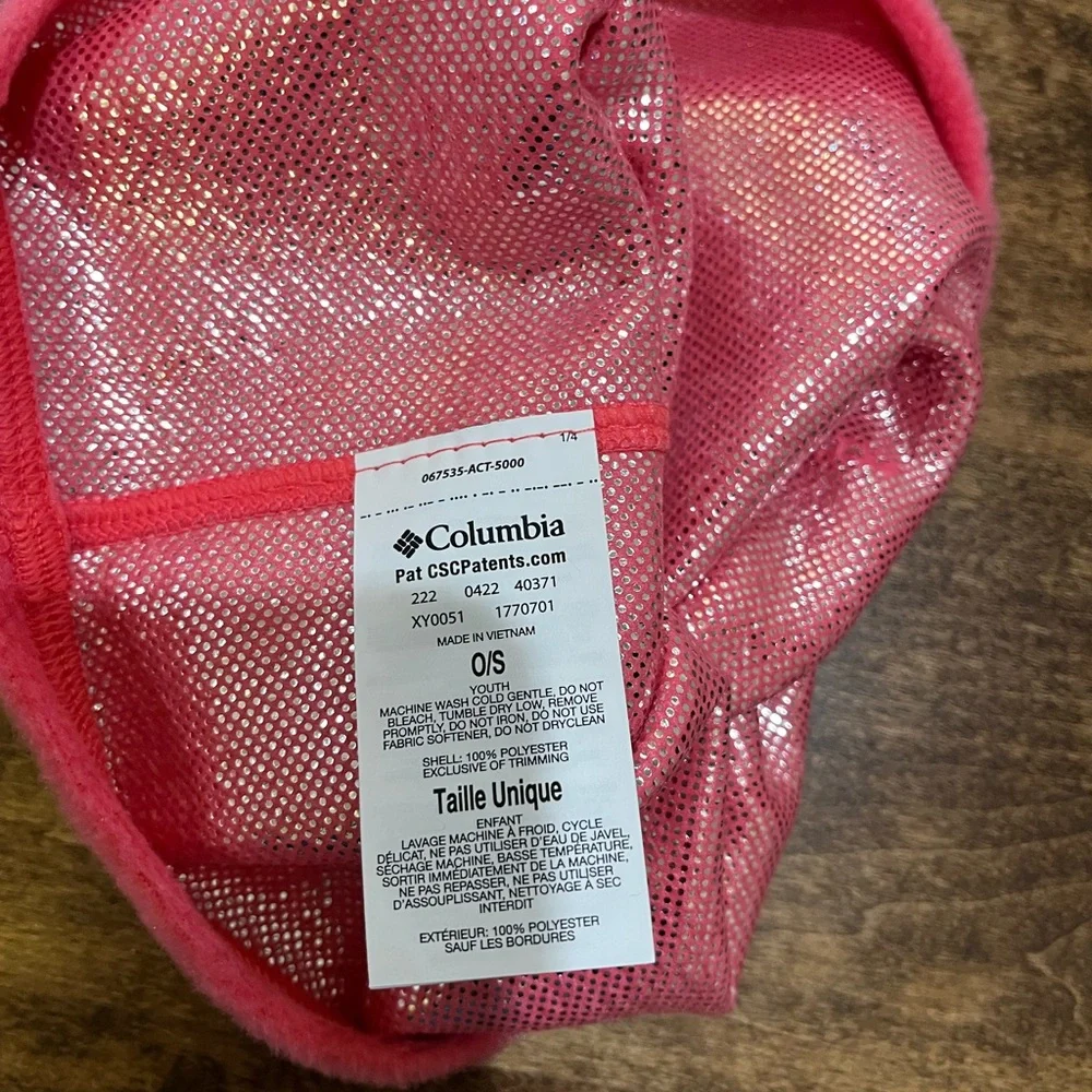 Columbia Kids Pink thermal Y agent heat neck gaitor